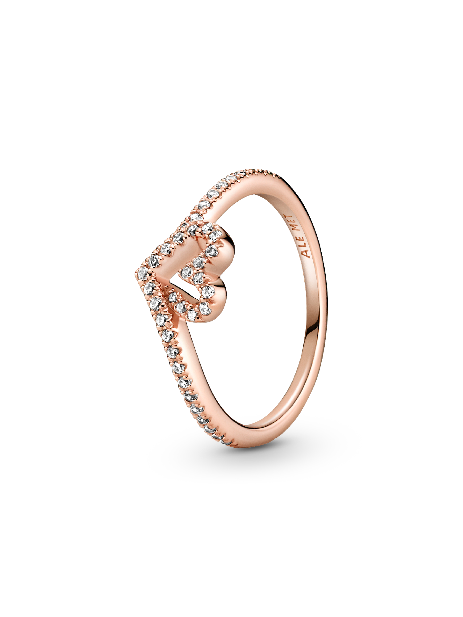 Anillo Corazón Espumoso Brillante