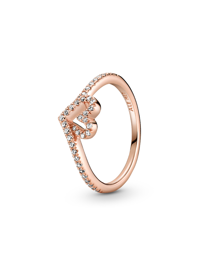 Anillo Corazón Espumoso Brillante